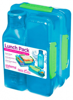 Sistema Набор Lunch: 2 контейнера и бутылка 475 мл 1590