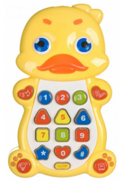 Развивающая игрушка Bondibon Baby You Умный телефон Утенок ВВ4549