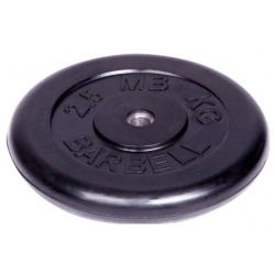 MB Barbell Диск обрезиненный d 26 мм 2 5 кг 