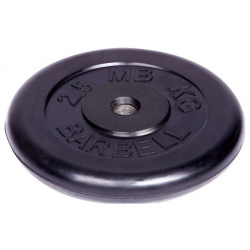 MB Barbell Диск обрезиненный d 31 мм 2 5 кг 