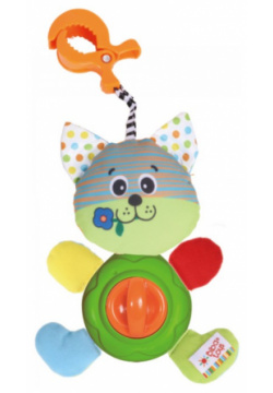 Подвесная игрушка Biba Toys развивающая на клипсе Котишка Мурлышка TT681