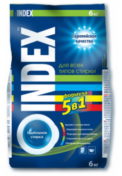 Index Стиральный порошок универсальный 6 кг 1421