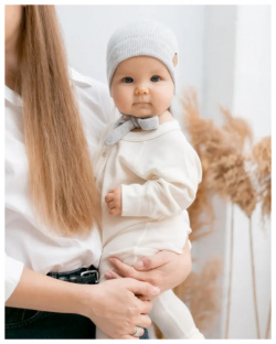 Airwool Комбинезон без ножек с длинным рукавом на кнопках для новорожденных BMLRS 