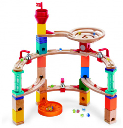 Деревянная игрушка Hape Конструктор лабиринт Замок с шариками и колокольчиками E6019_HP