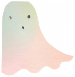 MeriMeri Салфетки в форме привидения Пастель 16 шт  216640