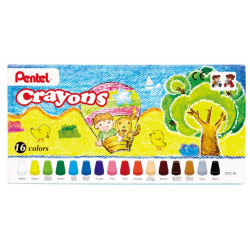 Pentel Восковые мелки Crayons 16 шт  GTC