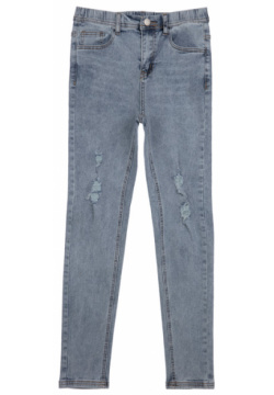Playtoday Брюки текстильные джинсовые для девочек 12221118