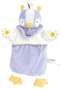 Baby Nat by Doudou et Compagnie  Игрушка на руку Пингвин 25 см BN0463 3