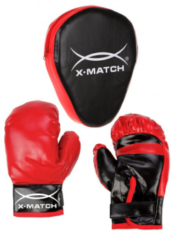 X Match Набор для бокса: лапа  перчатки 2 шт 647200
