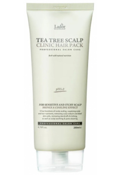 Lador Маска для кожи головы с чайным деревом Tea Tree Scalp Clinic Hair Pack 200 мл 810681
