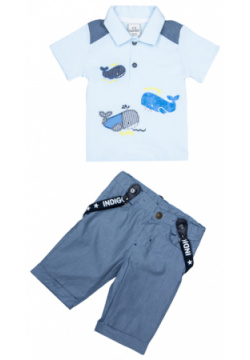 Cascatto  Комплект одежды для мальчика (футболка бриджи подтяжки) G KOMM18/14 У