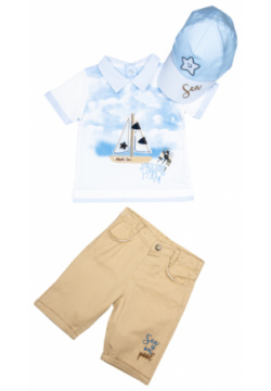 Cascatto  Комплект одежды для мальчика (футболка бриджи бейсболка) G_KOMM18/13