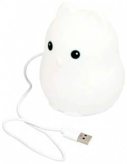 Bondibon Ночная лампа Сова силиконовая USB (8 цветов) ВВ4920