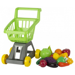 Стром Тележка для супермаркета с фруктами и овощами (18 предметов) У958