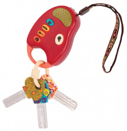 Развивающая игрушка B Toys Набор ключиков на брелоке сигнализации 68601