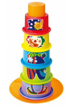 Развивающая игрушка Playgo Пирамида Клоун Play 2395