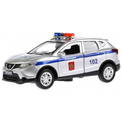 Технопарк Машина металлическая Nissan Qashqai Полиция 12 см P SL
