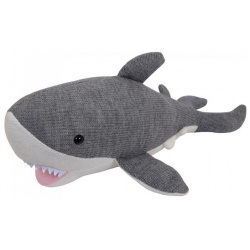 Мягкая игрушка ABtoys Knitted Акула вязаная 40 см M5146