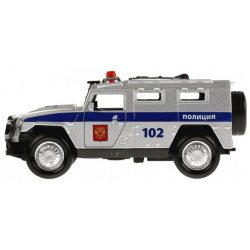 Технопарк Машина металлическая Бронемашина Полиция 12 см FY6178 P SL