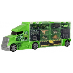 HTI Автоперевозчик Teamsterz Dino с транспортными средствами и динозаврами 1417103