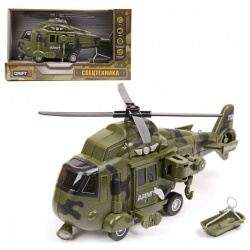 Drift Вертолет Military Army Helicopter 1:16 со светом и звуком 70804