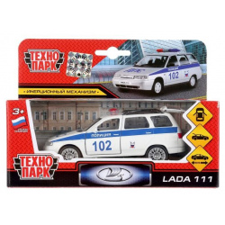 Технопарк Инерционная машина Lada 111 Полиция SB 16 67 P(W) WB