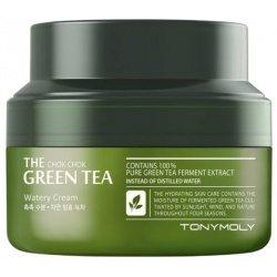 Tonymoly Увлажняющий крем для лица с экстрактом зеленого чая The Chok Green Tea Cream 60 мл 029658