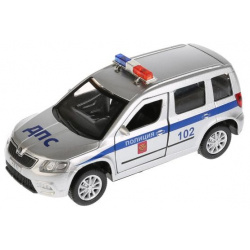 Технопарк Машина Skoda Yeti Полиция инерционная 12 см P SL