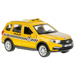 Технопарк Машина металлическая Lada Granta Cross 2019 Такси GRANTACRS 12SLTAX YE