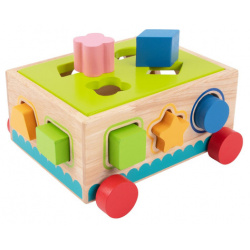 Деревянная игрушка Tooky Toy Сортер тележка TH580