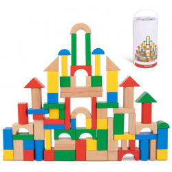 Деревянная игрушка Tooky Toy Набор кубиков 100 шт  TH467