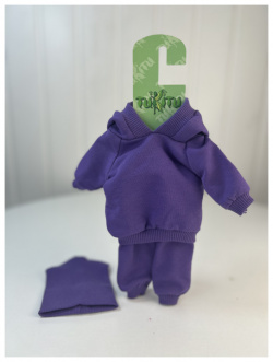 TuKiTu Комплект одежды для кукол Трикотажные брюки  туника шапка 23