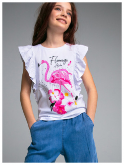 Playtoday Футболка для девочек Flamingo couture tween girls 12321436