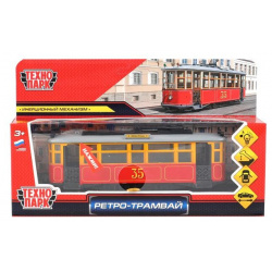 Технопарк Трамвай Ретро 17 см TRAMMC1 17SL