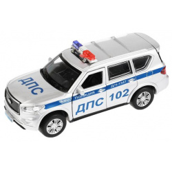 Технопарк Машина металлическая со светом и звуком Infiniti QX80 Полиция 12 см 12SLPOL SR