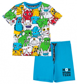 Playtoday Комплект трикотажный для мальчиков: футболка  шорты Monsters kids boys 12312165