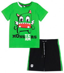 Playtoday Комплект трикотажный для мальчиков: футболка  шорты Monsters kids boys 12312166