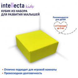 Intellecta Мягкий кубик из детского игрового набора для развития малышей 1002