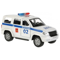 Технопарк Машина металлическая УАЗ Patriot Полиция 12 см SB 17 81 UP P(W) WB