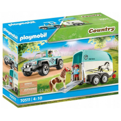 Playmobil Игровой набор Трейлер для пони 70511
