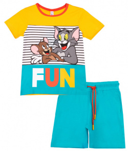 Playtoday Комплект трикотажный для мальчиков: футболка  шорты Best friend kids boys 12332070