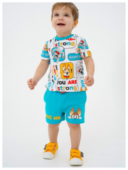 Playtoday Комплект для мальчиков Best friend baby boys (футболка  шорты) 12313059
