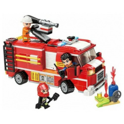 Конструктор Enlighten Brick Пожарная машина с фигурками и аксессуарами 370 деталей BRICK12012