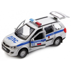 Технопарк Машина металлическая Lada Kalina Cross Полиция 12 см SB 16 46 P WB