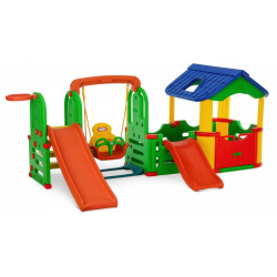 Happy Box Детский игровой комплекс для дома и улицы Мульти Хаус JM 804С 804C