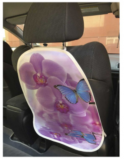 JoyArty Защитная накидка на спинку автомобильного сидения Бабочка орхидее cspr_11023