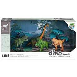 Наша Игрушка Набор фигурок Динозавры 6 предметов 201055360