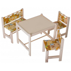 Гном Набор мебели Малыш 4 игровой Maлыш  состоит из стола
