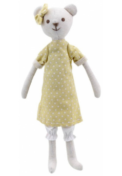 Мягкая игрушка Wilberry toys Мишка в платье 30 см WB004223