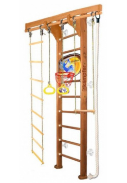 Kampfer Шведская стенка Wooden Ladder Wall Basketball Shield 3 м